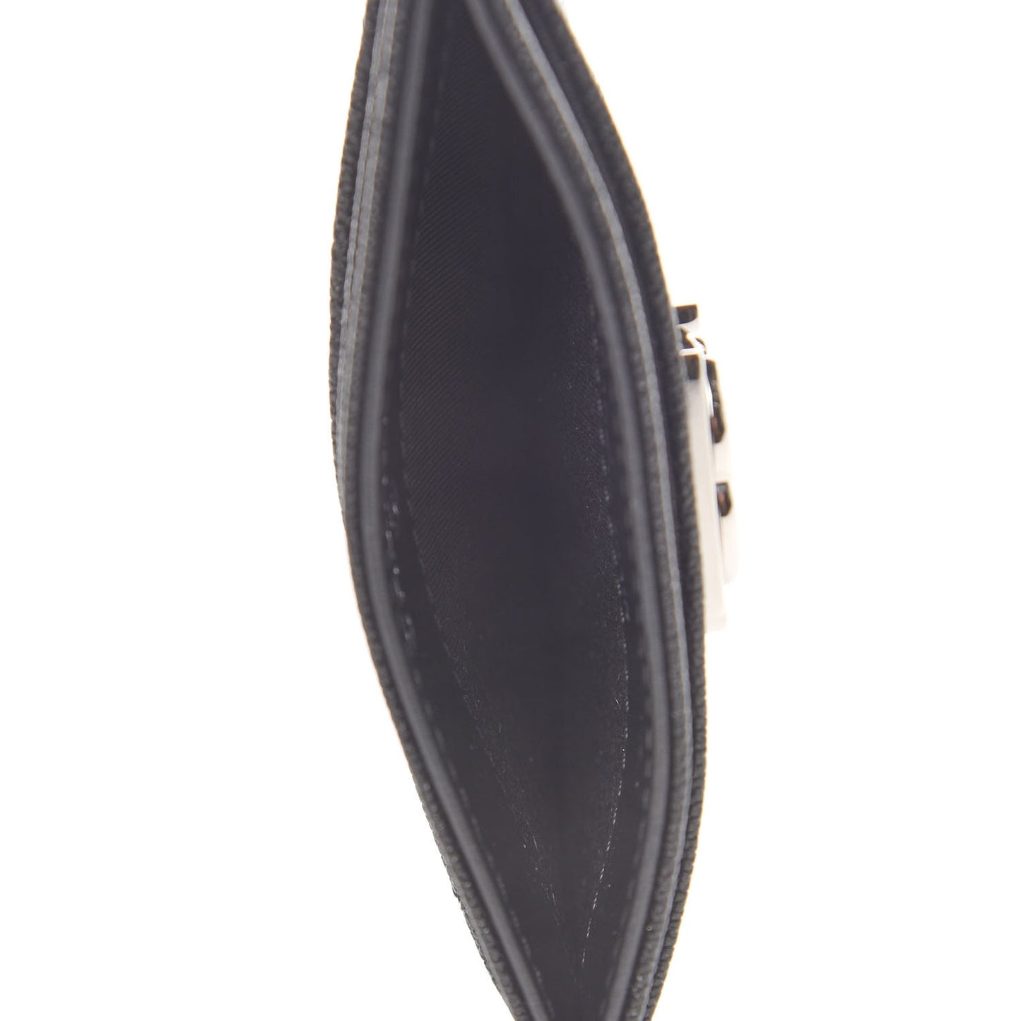 Caviar Quilted Boy Card Holder Black
