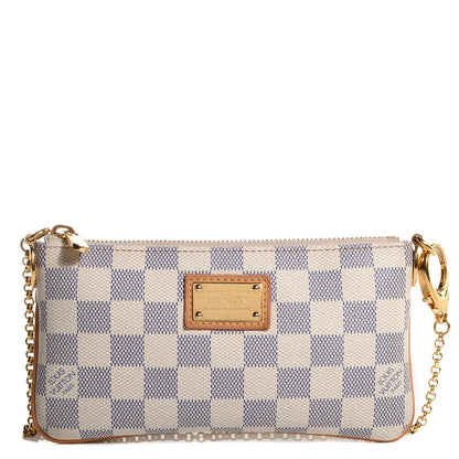 Louis Vuitton Damier Azur Pochette Milla MM 1 of 9