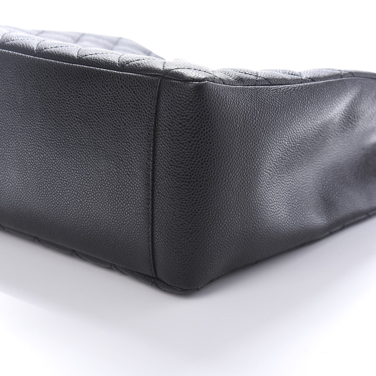 Caviar Quilted Grand Shopping Tote GST Black