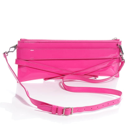 Burberry Patent Bridle Calfskin Clutch Bag Pink 3 of 10