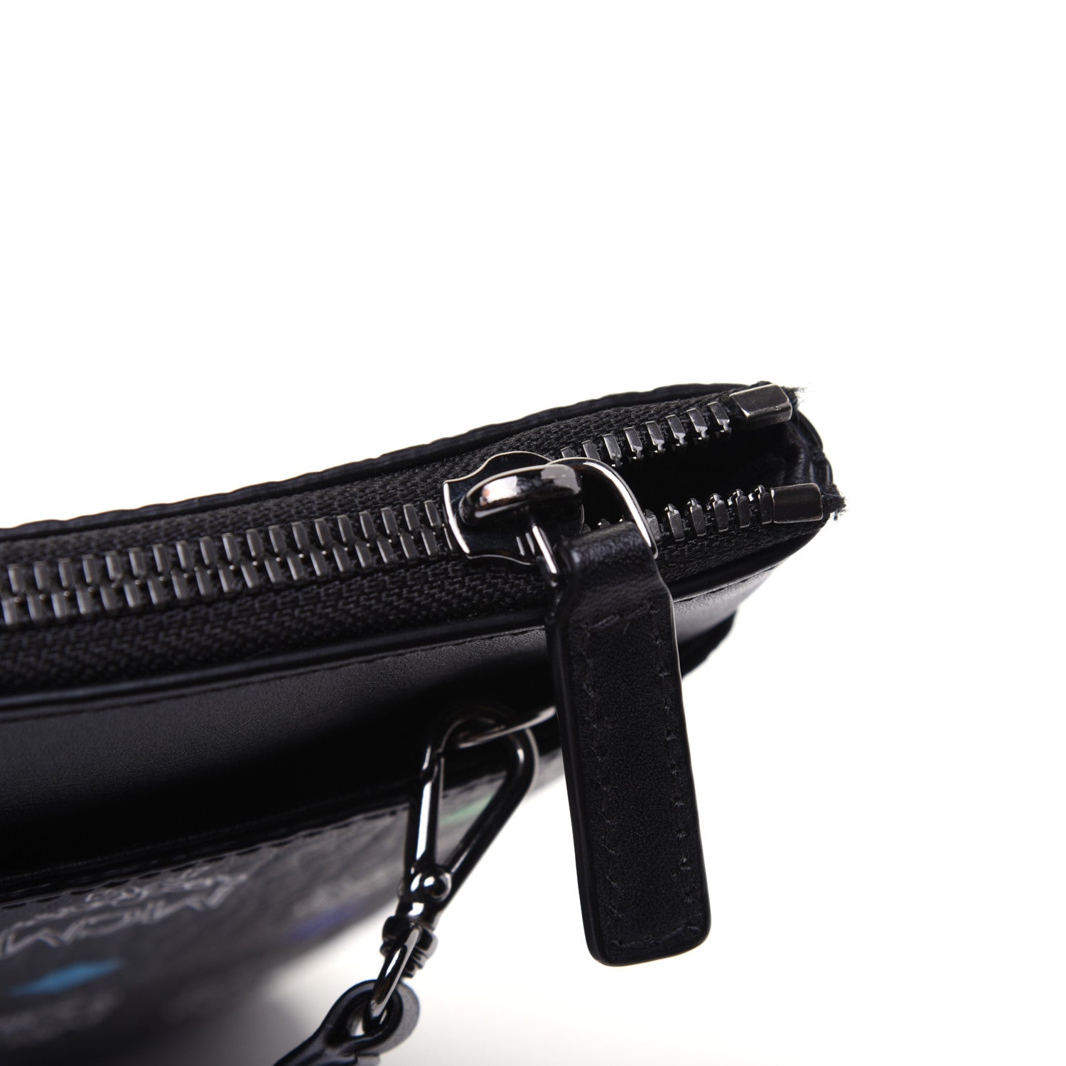 MCM Skyoptic Visetos Crossbody Pouch Spectrum Diamond Black 12 of 14