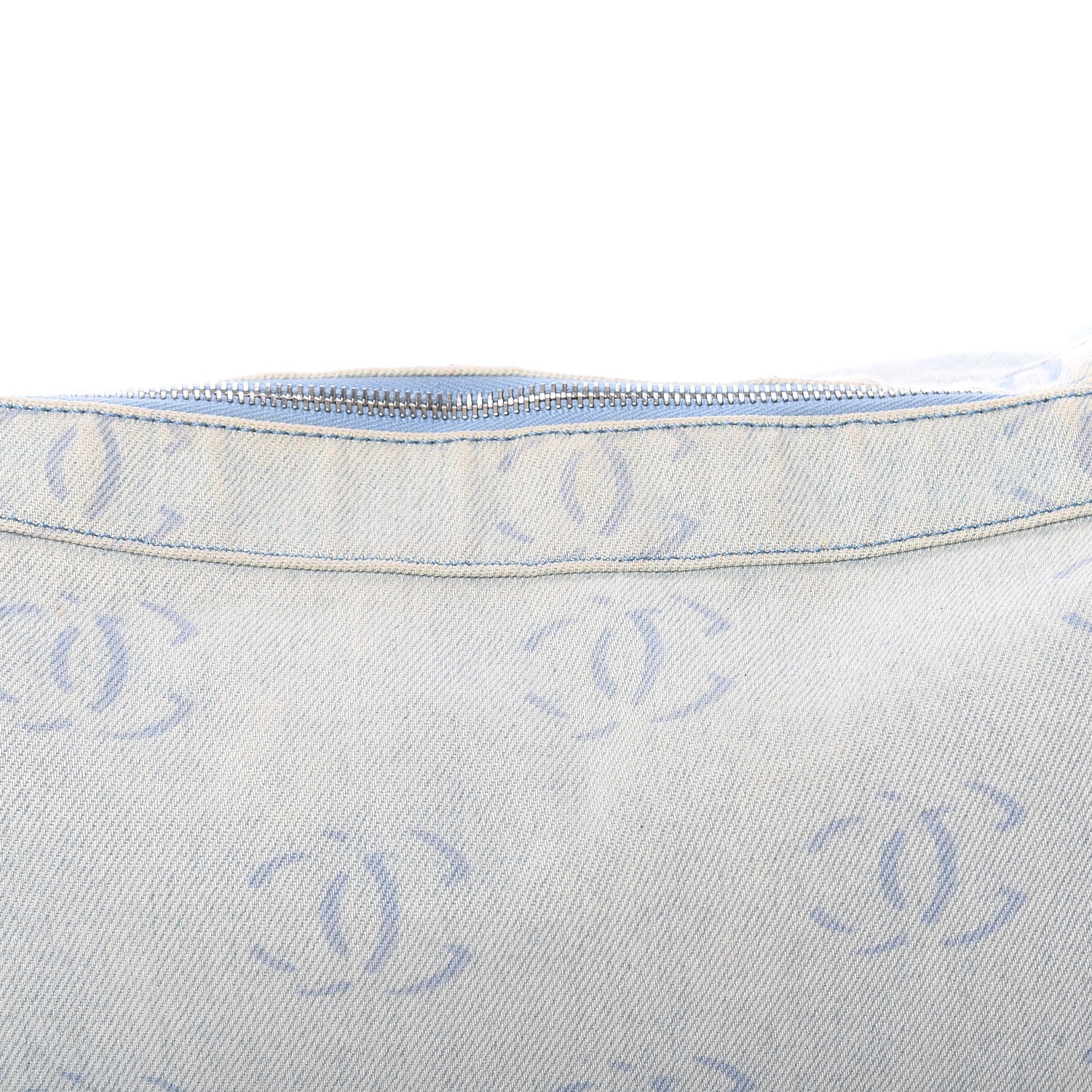 Chanel Canvas CC Hobo Light Blue 10 of 10