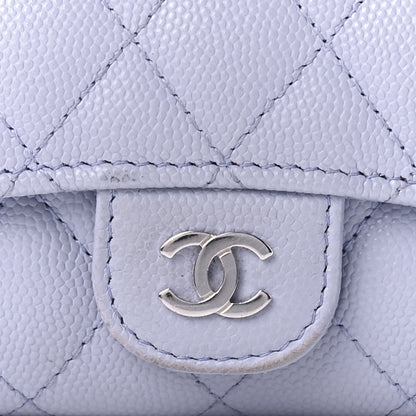 Chanel Caviar Quilted Classic 4 Key Holder Wallet Light Purple 8 of 10