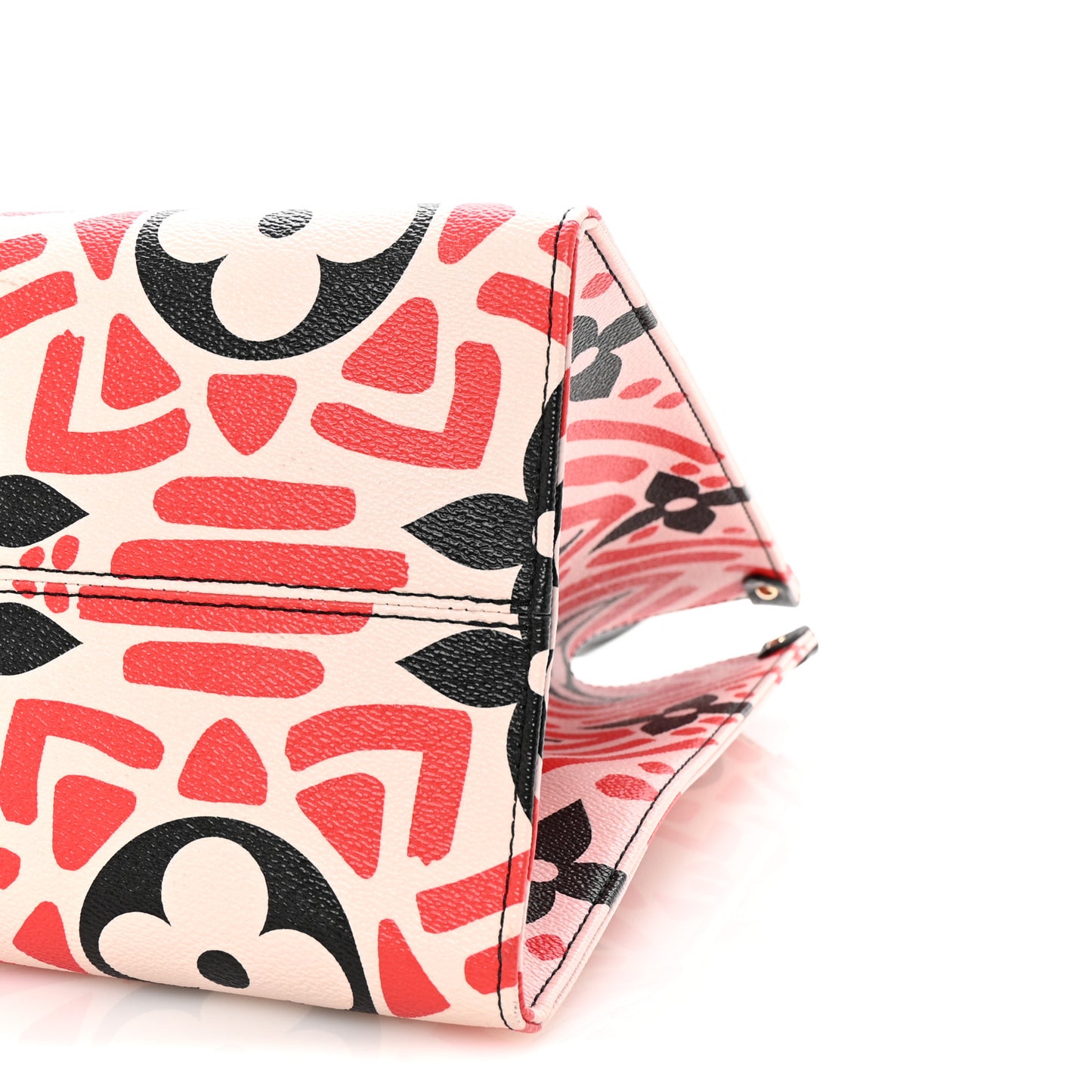 Monogram Giant Crafty Onthego GM Creme Rouge Black