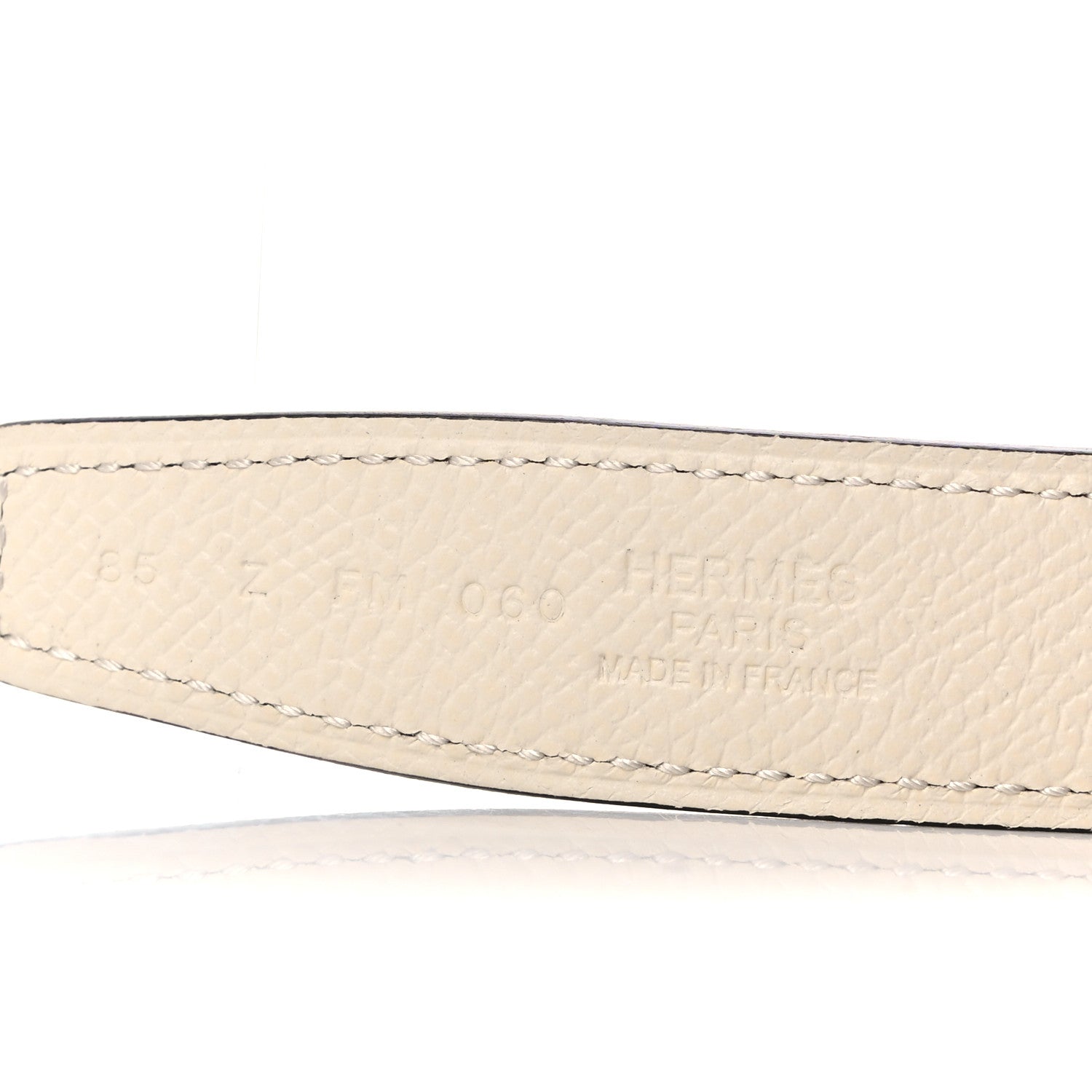 Hermes Swift Epsom 32mm Constance H Belt 85 Gold Craie 3 of 6