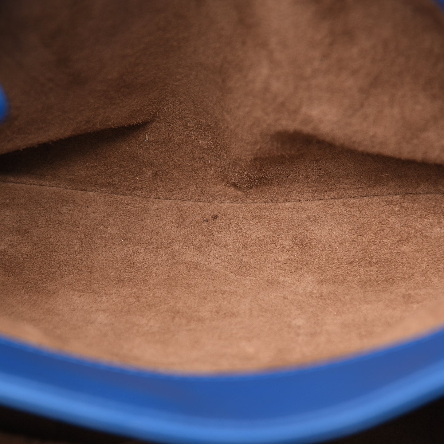 Light Calf Intrecciato Small Roma Signal Blue