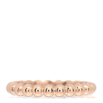 Van Cleef & Arpels 18K Yellow Gold Medium Perlee Ring 50 5.25 3 of 5