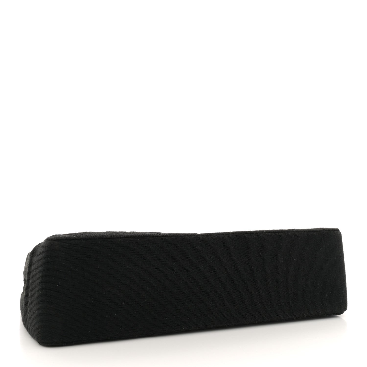 Chanel Jersey Quilted Medium Double Flap Black 4 of 12