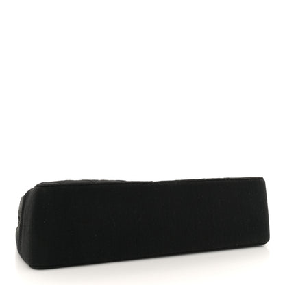 Chanel Jersey Quilted Medium Double Flap Black 4 of 12