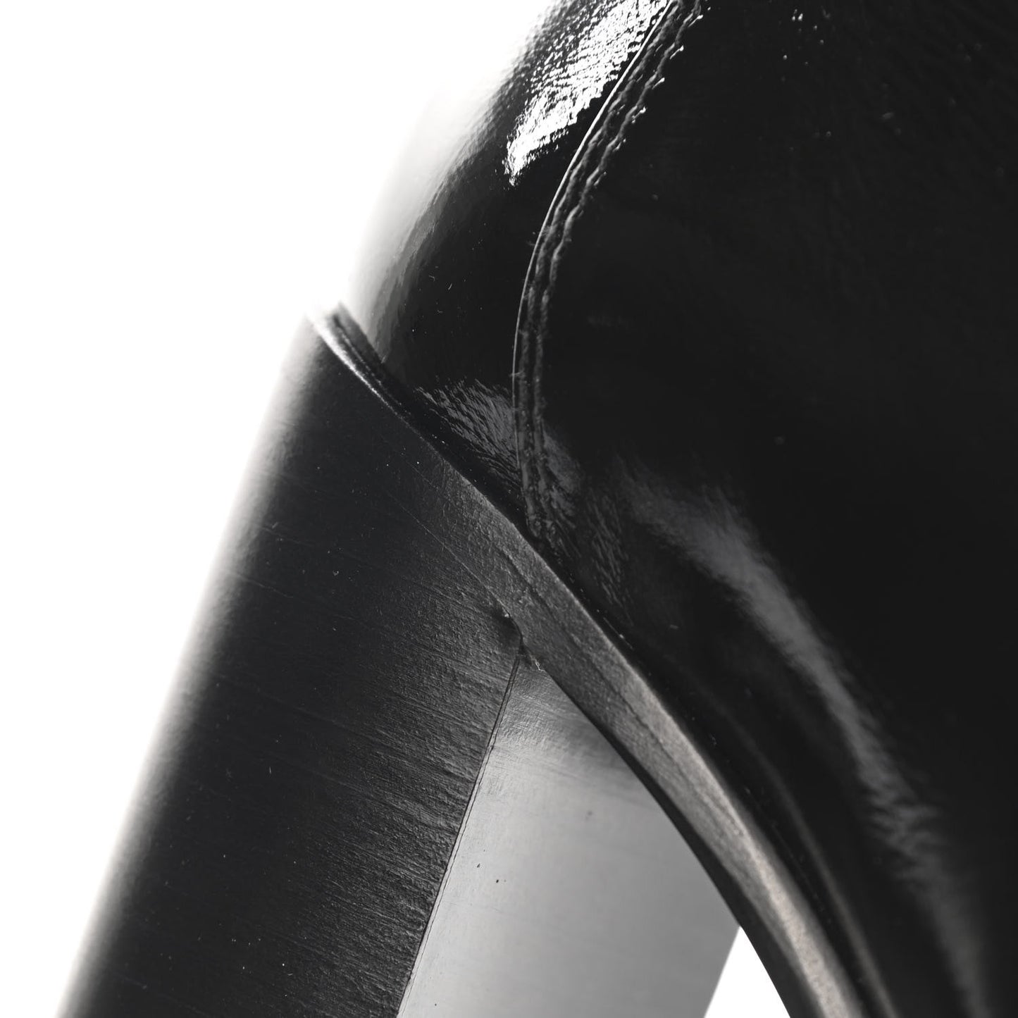 Crackled Calfskin CC Short Boots 36.5 Black