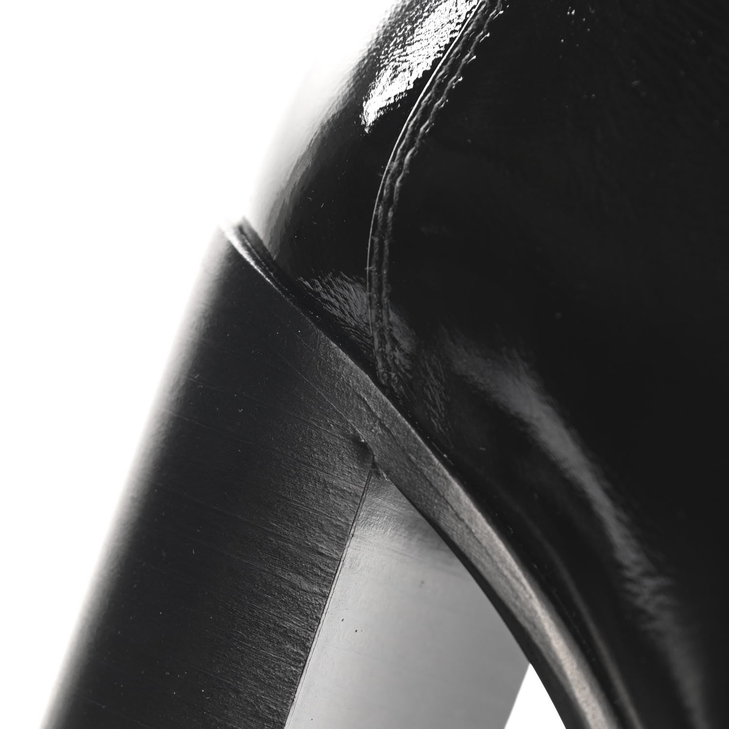 Chanel Crackled Calfskin CC Short Boots 36.5 Black 9 of 10