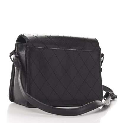 Chanel Calfskin Stitched Mademoiselle Flap Black 3 of 18