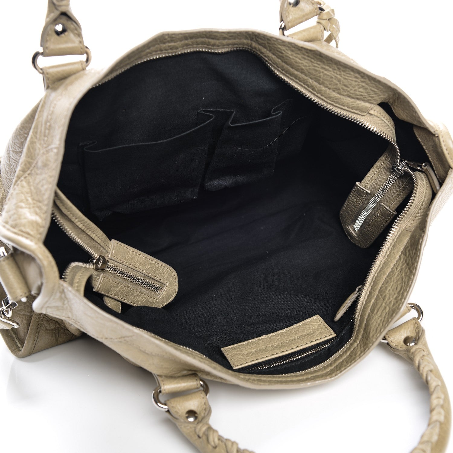 Balenciaga Agneau Giant 12 Silver Hardware City Latte Beige 5 of 9