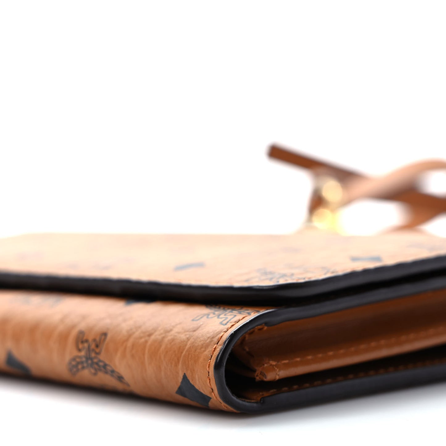 Visetos Chain Wallet Crossbody Cognac