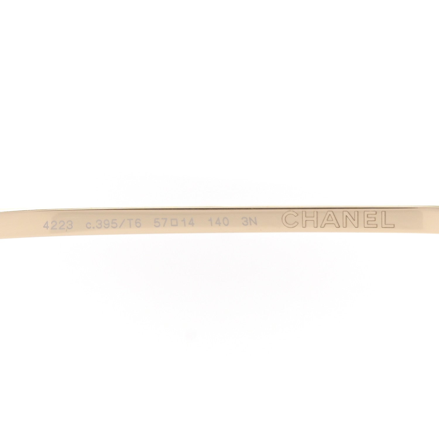 Chanel Metal Mirrored Pilot Summer Sunglasses 4223 Gold 5 of 8