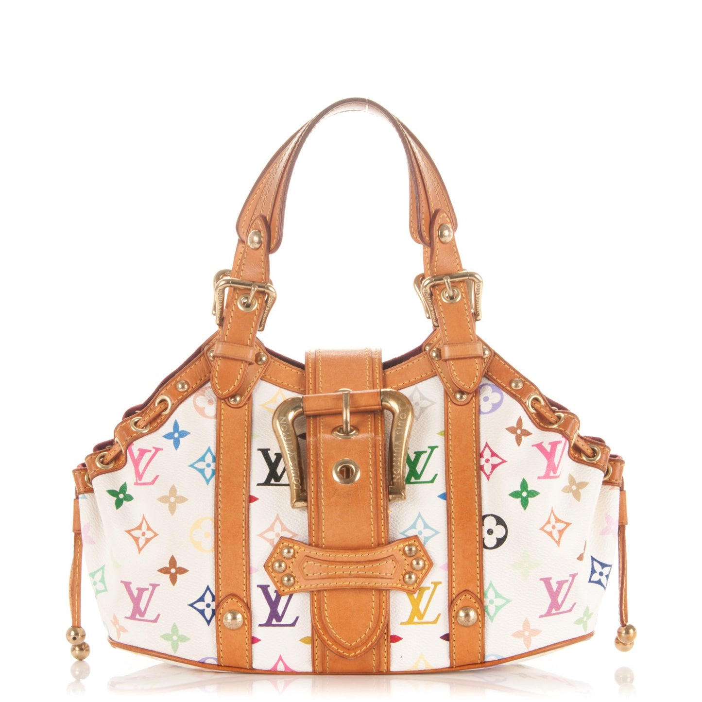 Monogram Multicolor Theda GM White