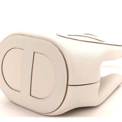 Hermes Taurillon Clemence Swift In-The-Loop 18 Bag Gris Pale 10 of 10