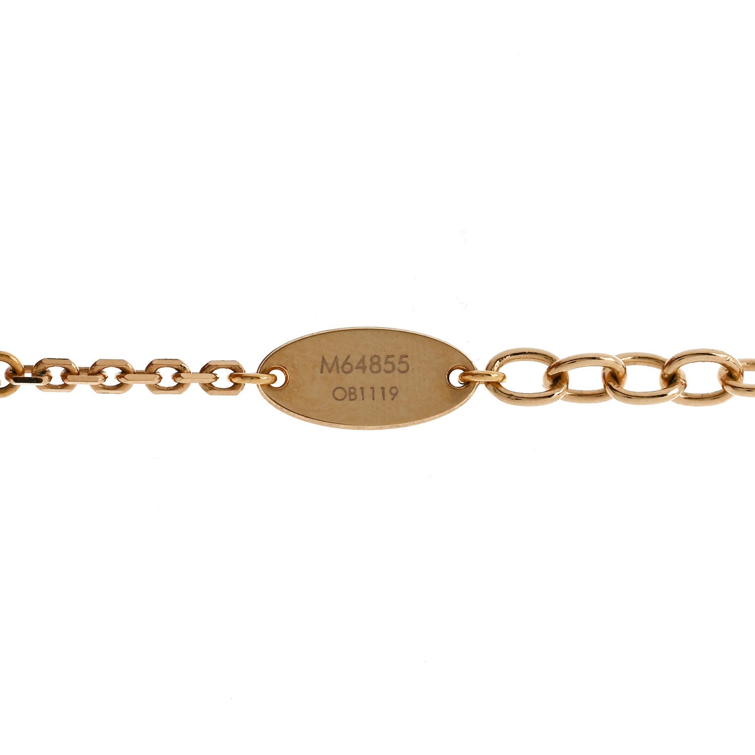 Louis Vuitton Metal Blooming Supple Necklace Gold 5 of 5