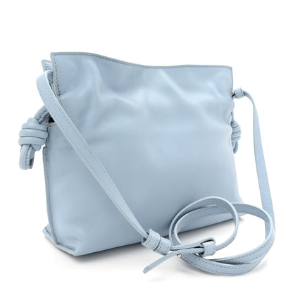 Loewe Nappa Flamenco Mini  Knot Bag Dusty Blue 3 of 13