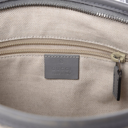 Gucci GG Supreme Monogram Small Zippered Tote Ecru Grigio 5 of 9