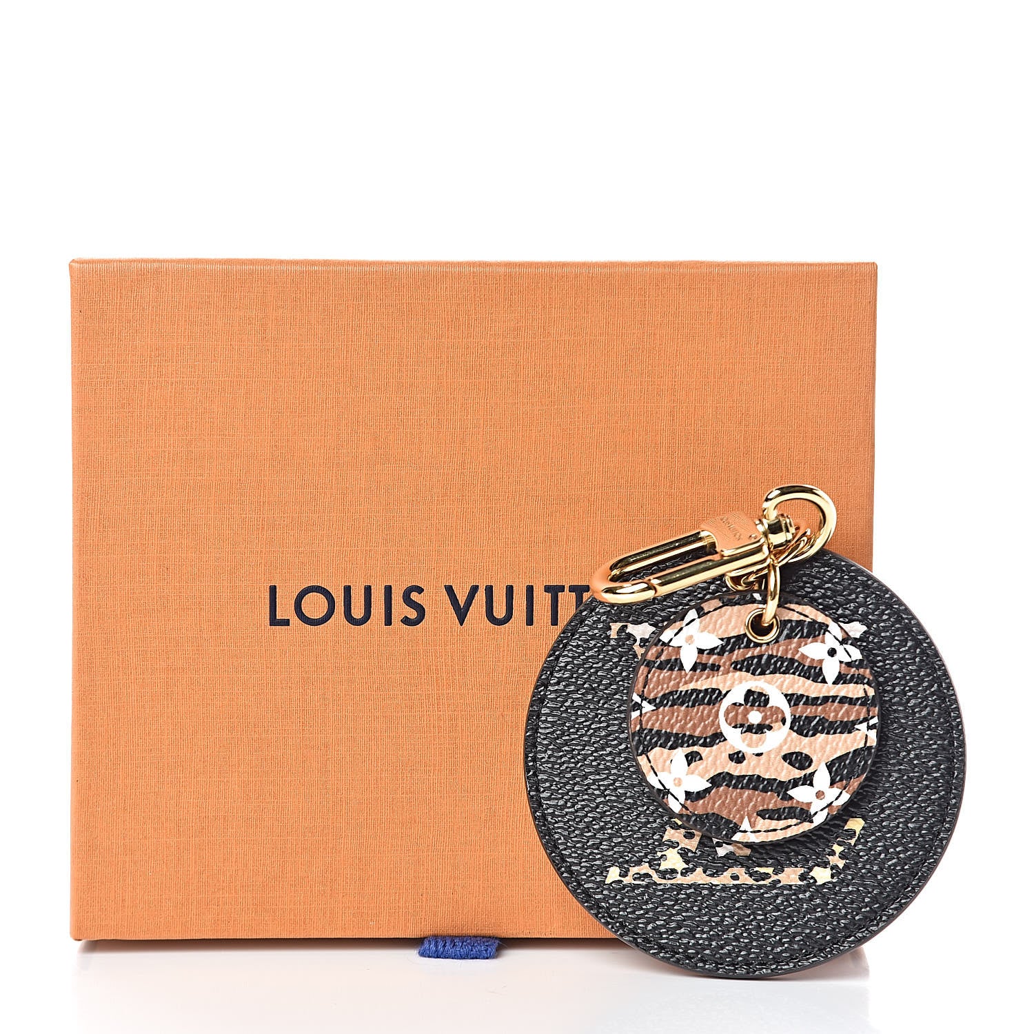 Louis Vuitton Monogram Giant Jungle Bag Charm Key Holder Black 4 of 4