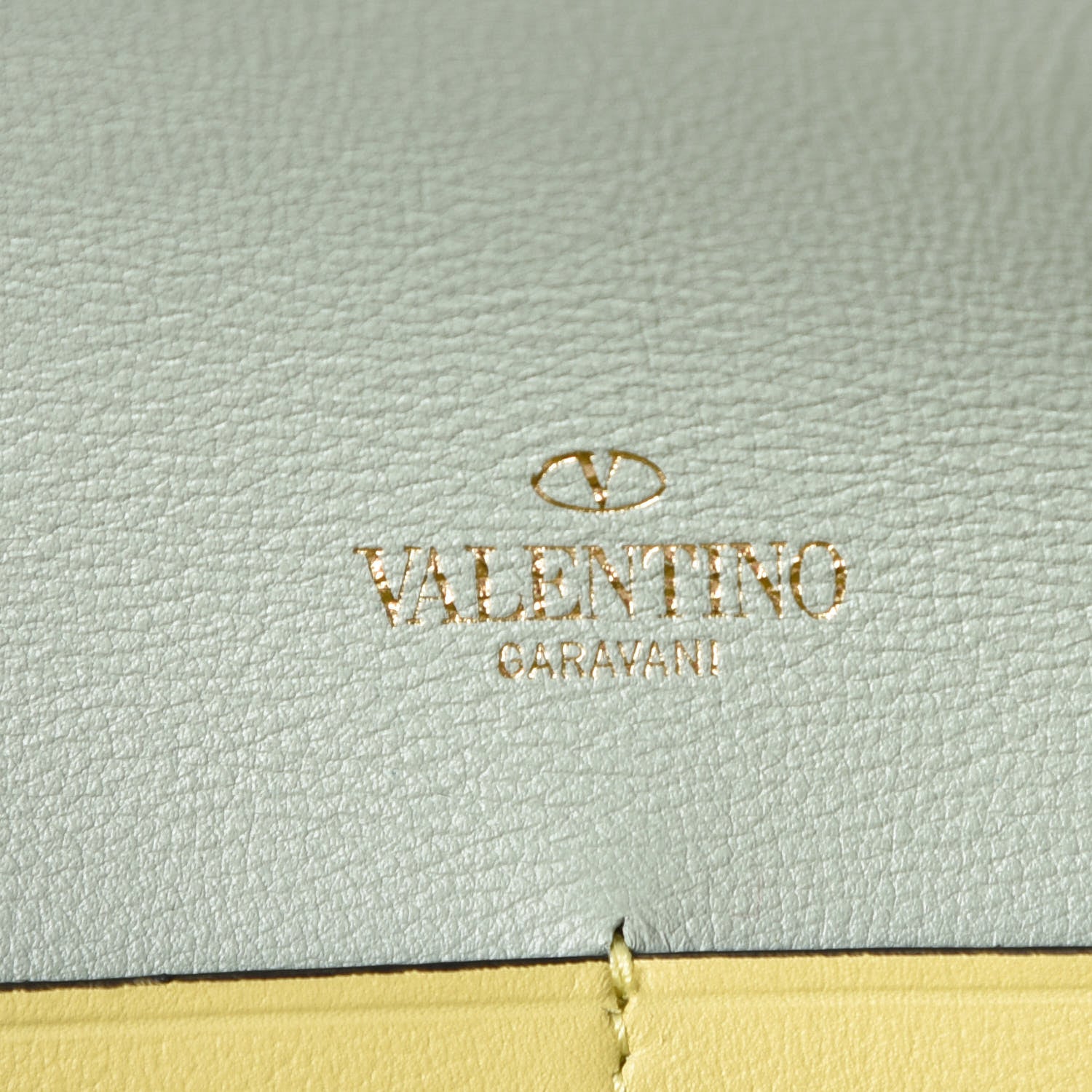Valentino Garavani Vitello Watercolor Chain Crossbody Bag Rose Green Yellow Sky 6 of 8