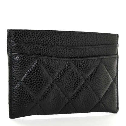 Chanel Caviar Quilted Card Holder Black 3 of 8