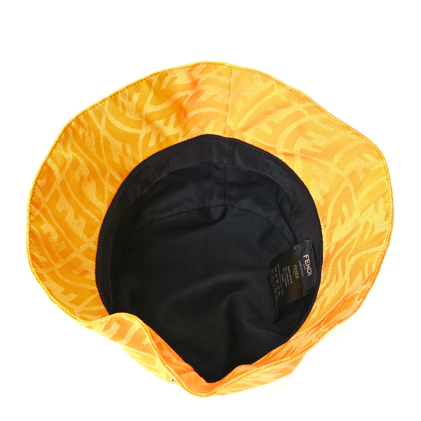 X SARA COLEMAN Canvas FF Vertigo Bucket Hat M Mimosa