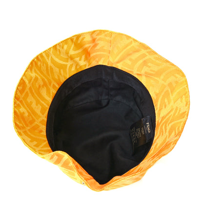 Fendi X SARA COLEMAN Canvas FF Vertigo Bucket Hat M Mimosa 6 of 7