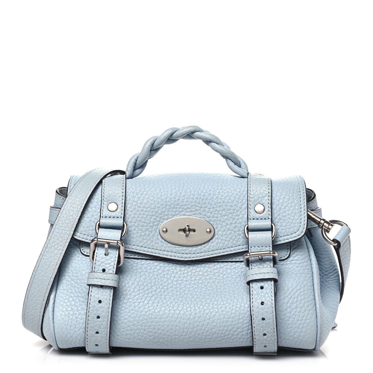 Mulberry Heavy Grain Mini Alexa Poplin Blue 1 of 10