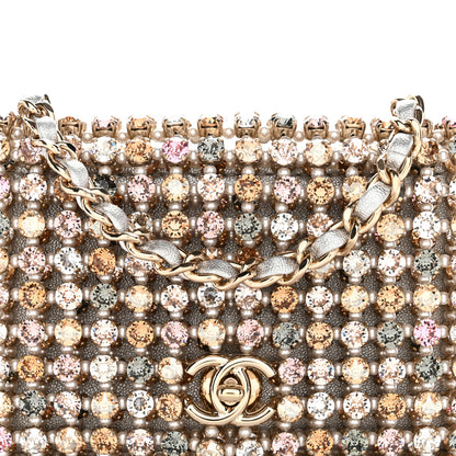 Chanel Metal Pearl Minaudiere CC Mini Evening Bag Multicolor 7 of 10