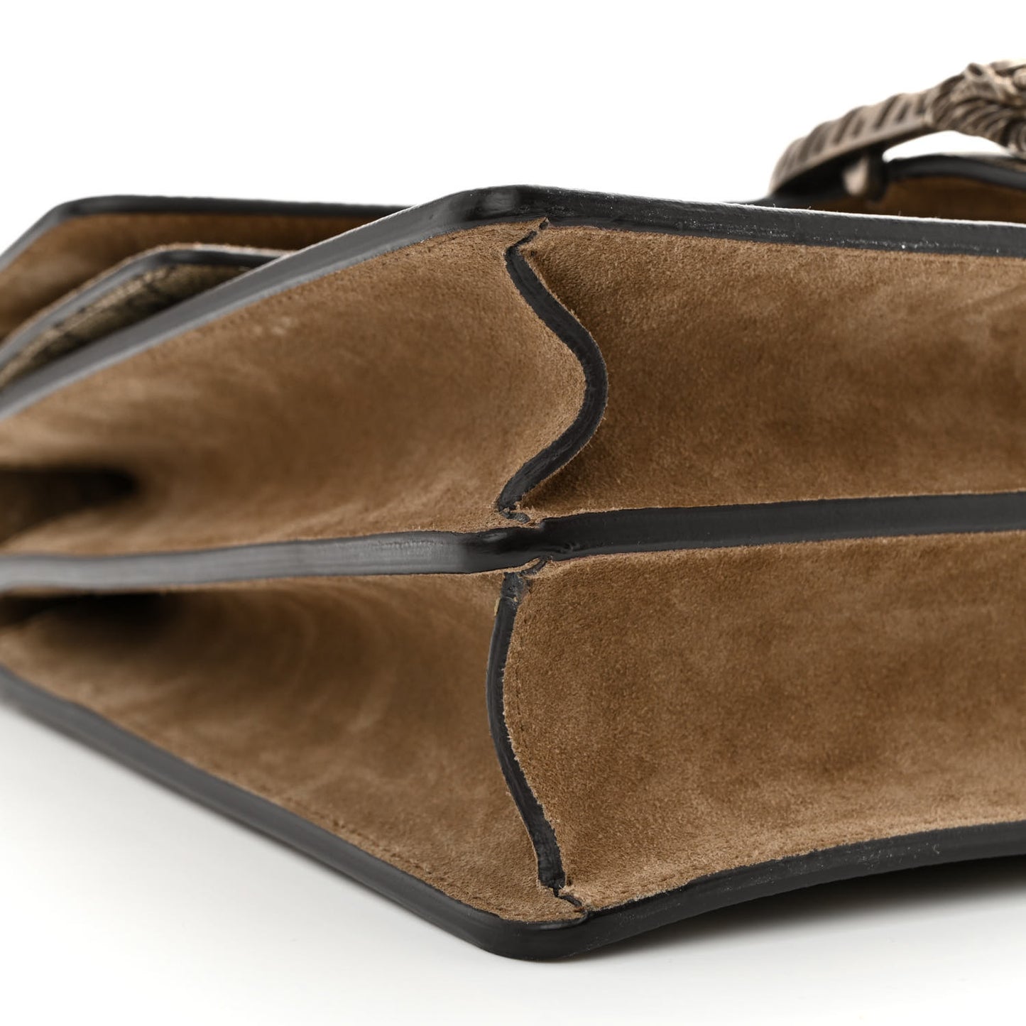 GG Supreme Monogram Medium Dionysus Shoulder Bag Taupe