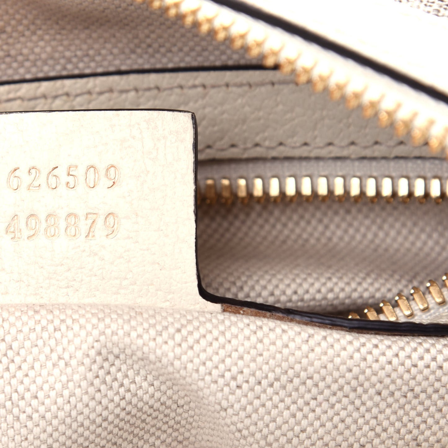 GG Supreme Monogram Flora Web Small Ophidia Half Moon Hobo White