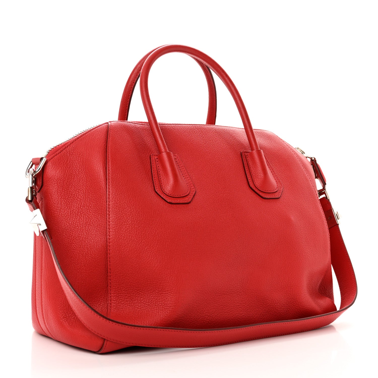 Givenchy Sugar Goatskin Medium Antigona Red 3 of 9