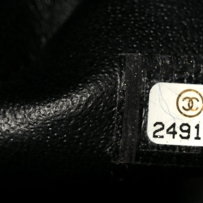 Chanel Iridescent Caviar Quilted Jumbo Double Flap Black 8 of 12