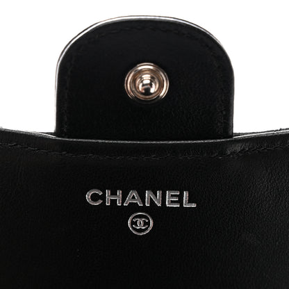Chanel Lambskin Quilted Compact Flap Wallet So Black 6 of 8