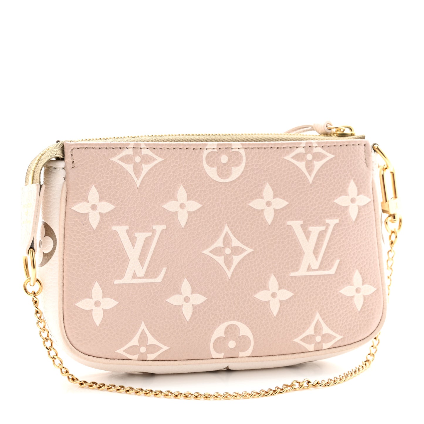 Empreinte Spring in the City Mini Pochette Accessories Kaki Beige Cream
