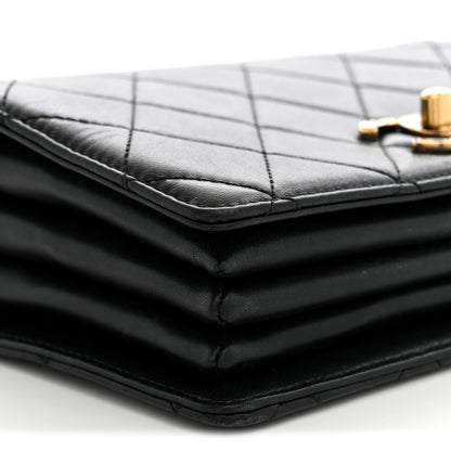 Chanel Lambskin Quilted Mini Art Nouvelle Flap Bag Black 9 of 12