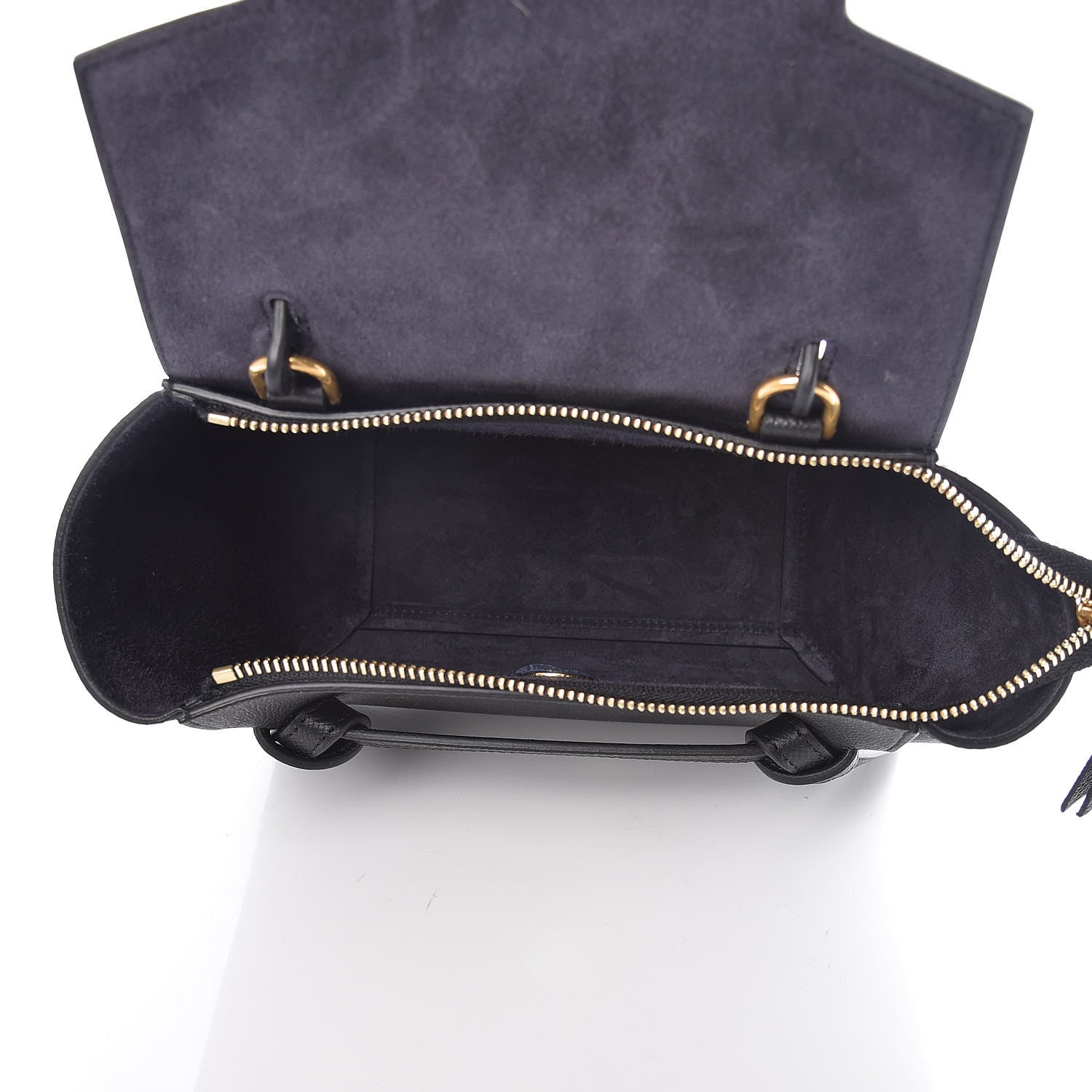 Celine Grained Calfskin Nano Belt Bag Black 6 of 10