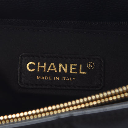 Chanel Caviar Quilted Grand Shopping Tote GST Black 6 of 10