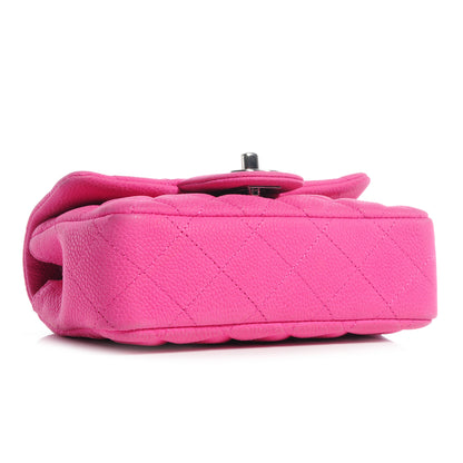 Chanel Iridescent Caviar Quilted Extra Mini Flap Pink 3 of 9