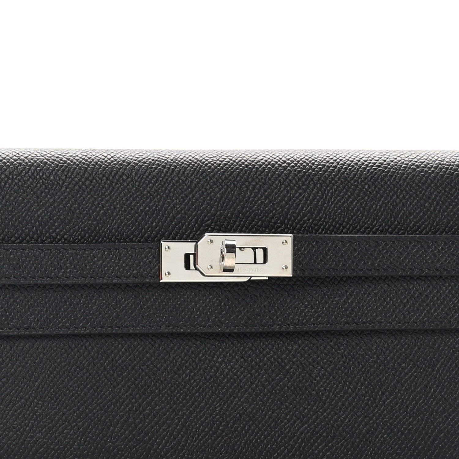 Hermes Epsom Kelly Longue Wallet Black 7 of 8