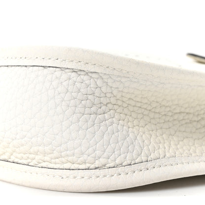 Hermes Taurillon Clemence Evelyne TPM New White 9 of 10