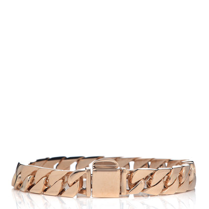 Tiffany 18K Rose Gold Curb Link Bracelet 3 of 5
