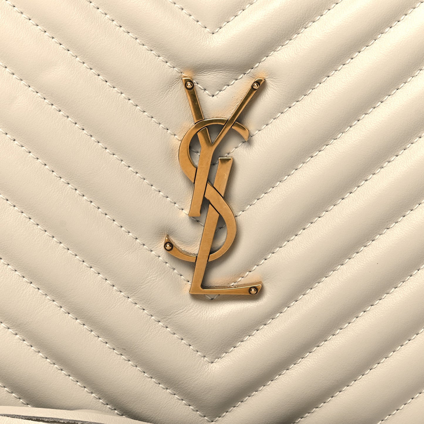 Calfskin Matelasse Monogram Lou Camera Bag Crema Soft