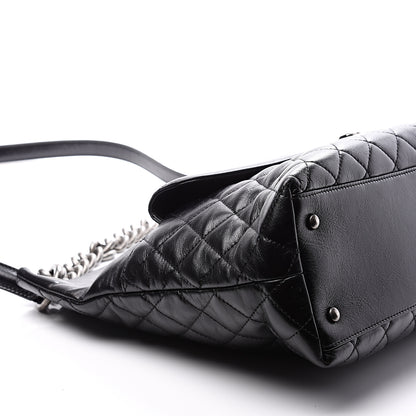 Chanel Aged Calfskin Quilted Mad About Quilting Hobo Black 7 of 9