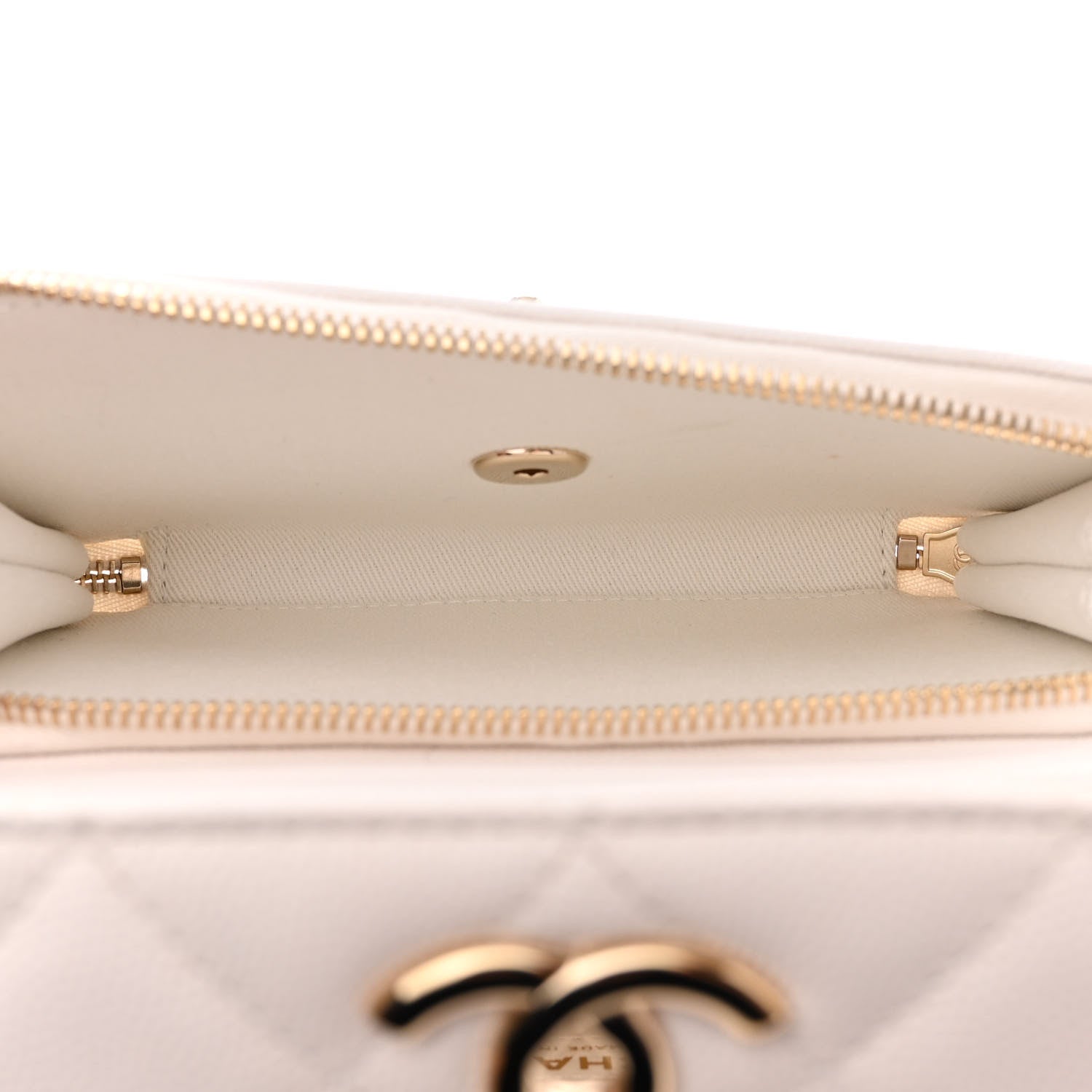 Chanel Caviar Quilted Medium Business Affinity Flap White 6 of 13