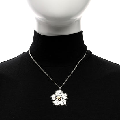 Buccellati Sterling Silver Vermeil Blossom Pendant Necklace 2 of 5