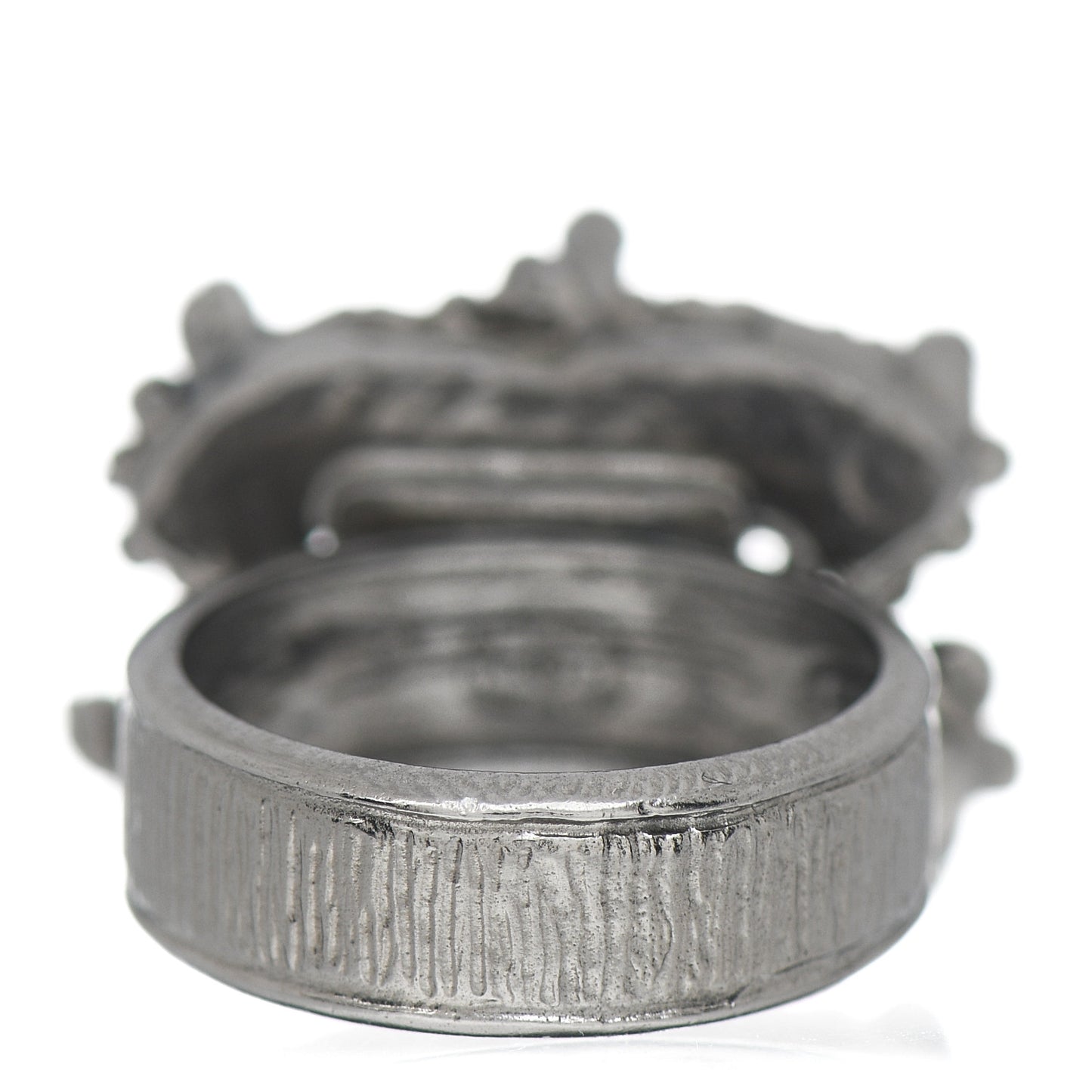 Enamel Crystal CC Ring 6 Dark Blue