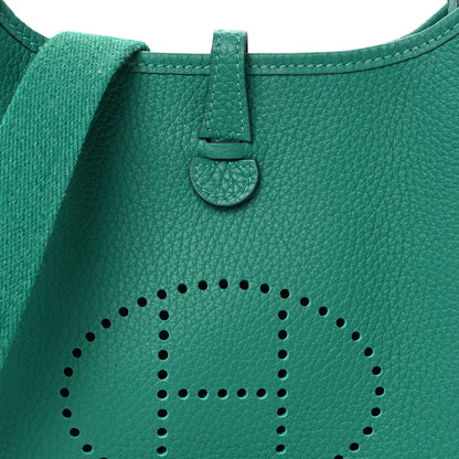 Hermes Taurillon Clemence Evelyne TPM Vert Vertigo 8 of 11